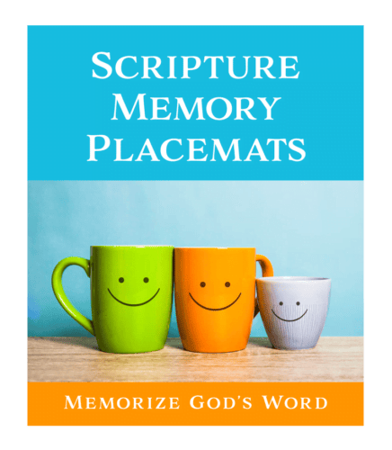 Scripture Memory Placemats